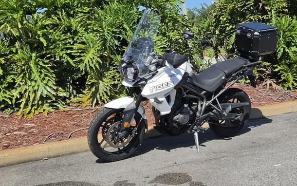2018 Triumph Tiger 800 XCX Crystal White XRx