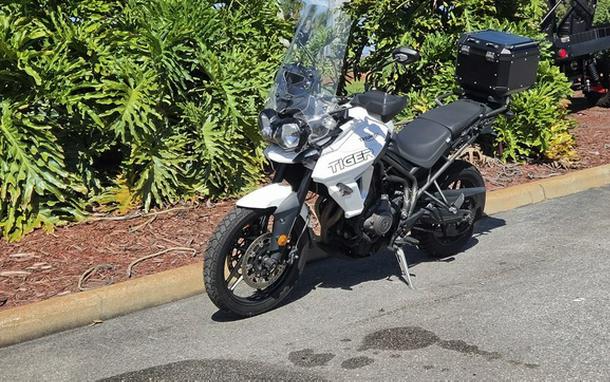 2018 Triumph Tiger 800 XCX Crystal White XRx
