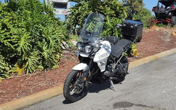2018 Triumph Tiger 800 XCX Crystal White XRx