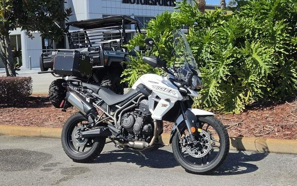2018 Triumph Tiger 800 XCX Crystal White XRx