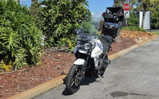 2018 Triumph Tiger 800 XCX Crystal White XRx