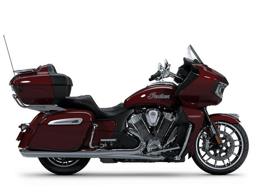 2025 Indian Motorcycle® Pursuit® Limited 112 w/PowerBand Audio Maroon Metallic