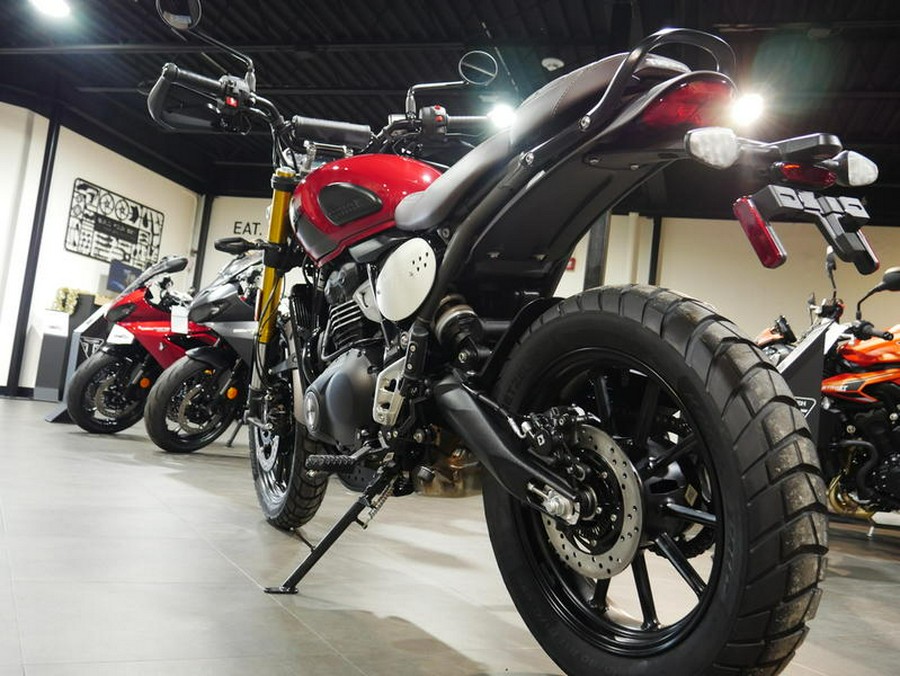 2024 Triumph Scrambler 400 X Carnival Red / Phantom Black