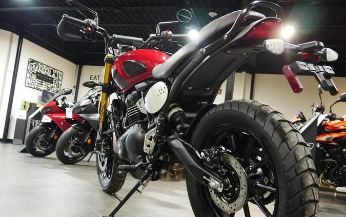 2024 Triumph Scrambler 400 X Carnival Red / Phantom Black