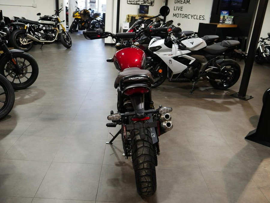 2024 Triumph Scrambler 400 X Carnival Red / Phantom Black
