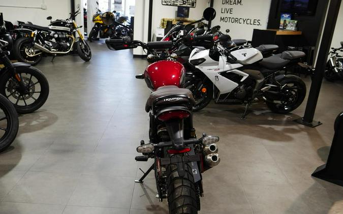 2024 Triumph Scrambler 400 X Carnival Red / Phantom Black