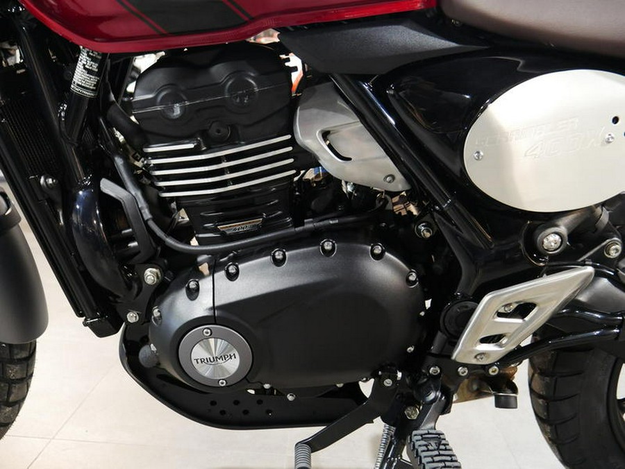 2024 Triumph Scrambler 400 X Carnival Red / Phantom Black