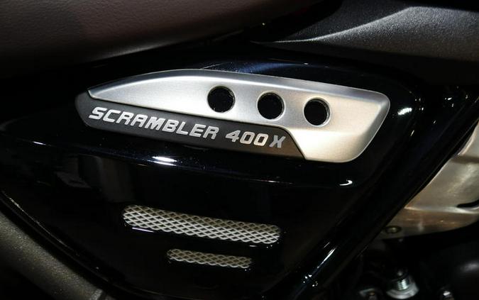 2024 Triumph Scrambler 400 X Carnival Red / Phantom Black