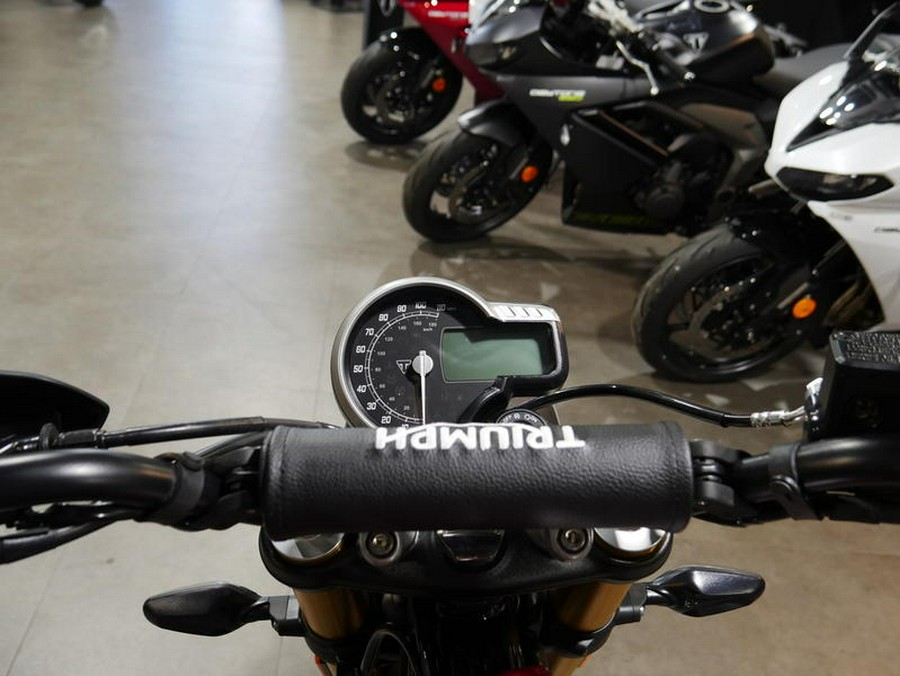 2024 Triumph Scrambler 400 X Carnival Red / Phantom Black