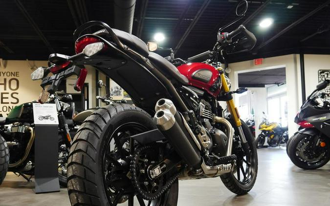 2024 Triumph Scrambler 400 X Carnival Red / Phantom Black