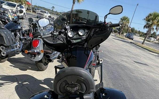 2015 Victory Motorcycles Cross Country Suede Black with Red Pinstripes