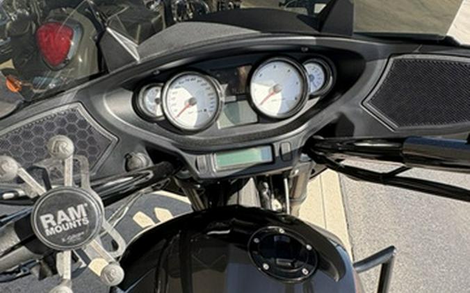 2015 Victory Motorcycles Cross Country Suede Black with Red Pinstripes