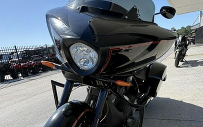2015 Victory Motorcycles Cross Country Suede Black with Red Pinstripes