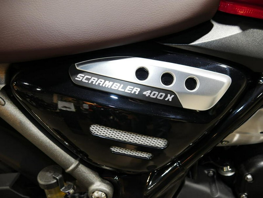 2024 Triumph Scrambler 400 X Carnival Red / Phantom Black