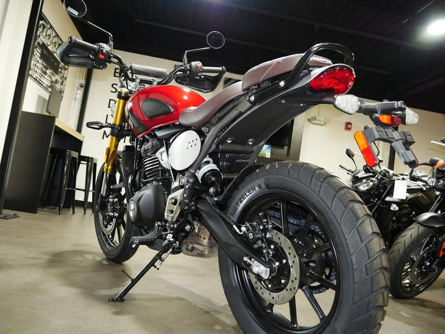 2024 Triumph Scrambler 400 X Carnival Red / Phantom Black