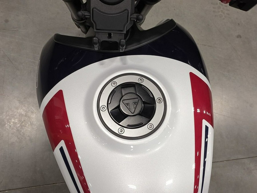 2025 Triumph Trident 660 Triple Tribute Edition Snowdonia White