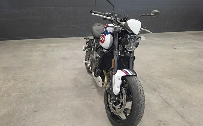 2025 Triumph Trident 660 Triple Tribute Edition Snowdonia White