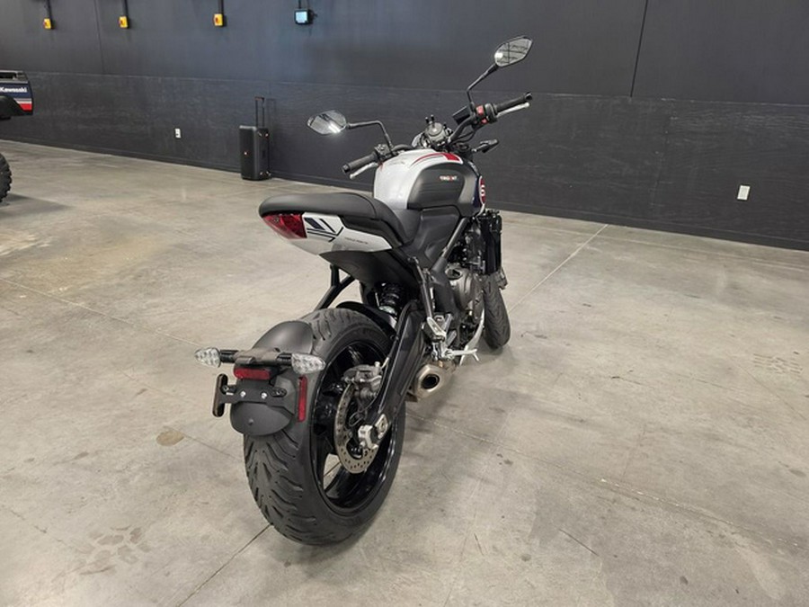 2025 Triumph Trident 660 Triple Tribute Edition Snowdonia White