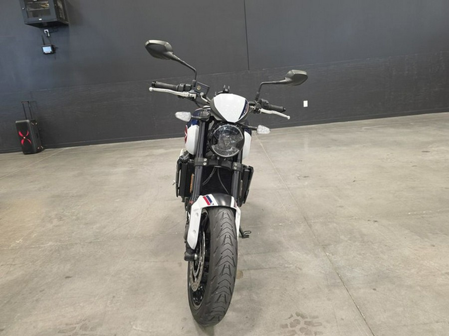 2025 Triumph Trident 660 Triple Tribute Edition Snowdonia White