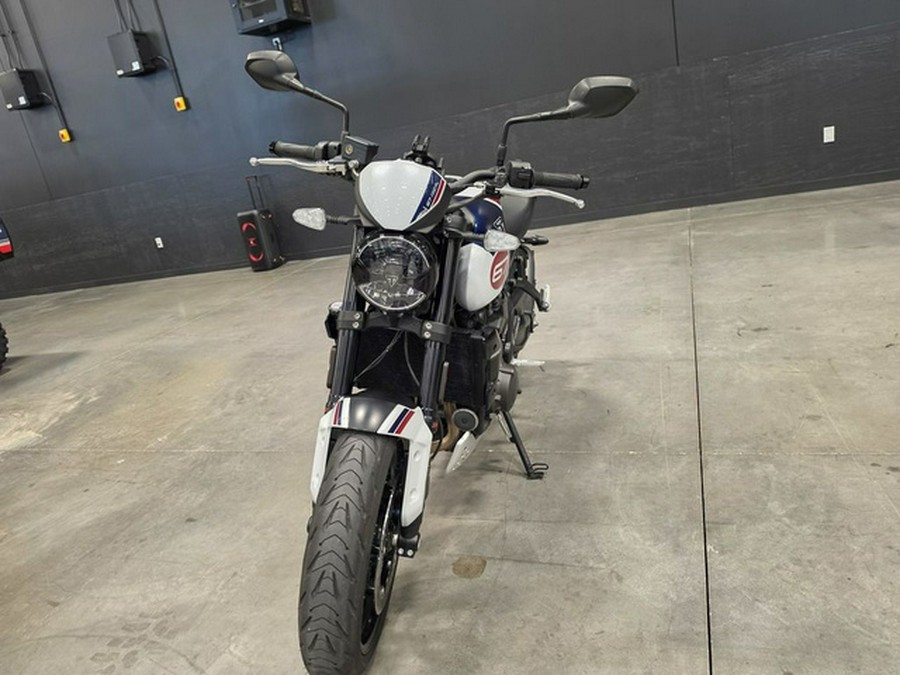 2025 Triumph Trident 660 Triple Tribute Edition Snowdonia White