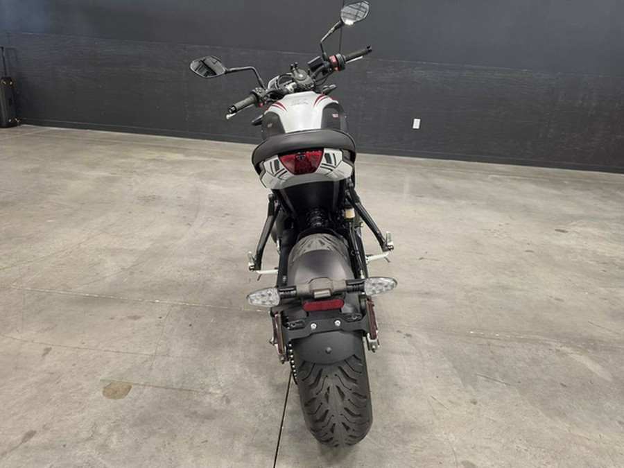 2025 Triumph Trident 660 Triple Tribute Edition Snowdonia White