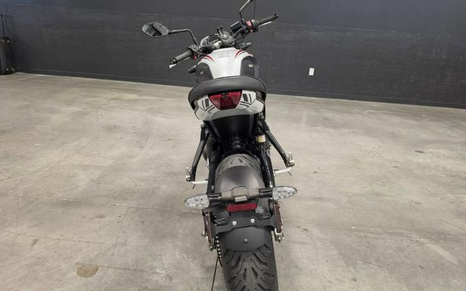 2025 Triumph Trident 660 Triple Tribute Edition Snowdonia White