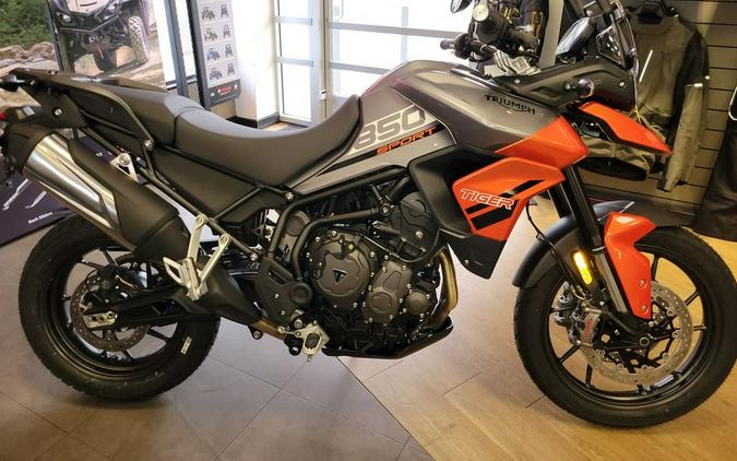 2023 Triumph Tiger 850 Sport Graphite/Baja Orange