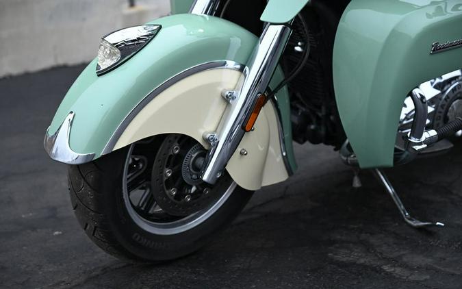2017 Indian Motorcycle Roadmaster Willow Green Over Ivory Cream