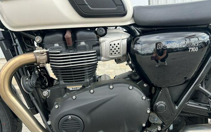 2022 Triumph Bonneville T100 Lucerne Blue/Fusion White