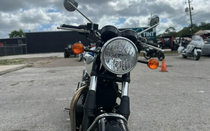 2022 Triumph Bonneville T100 Lucerne Blue/Fusion White