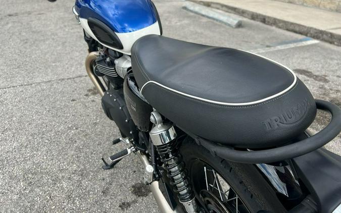 2022 Triumph Bonneville T100 Lucerne Blue/Fusion White