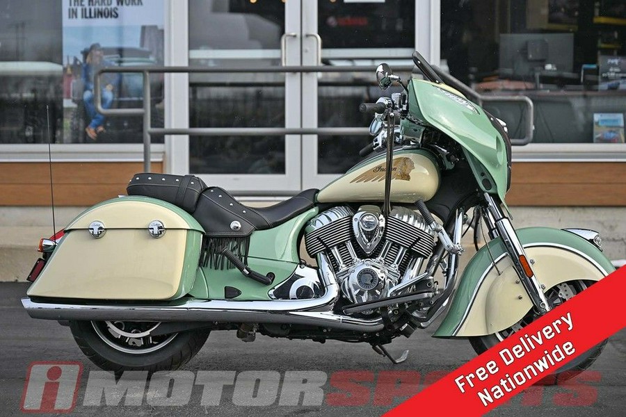 2019 Indian Motorcycle Chieftain Classic Icon Series Willow Green/Ivory Cream