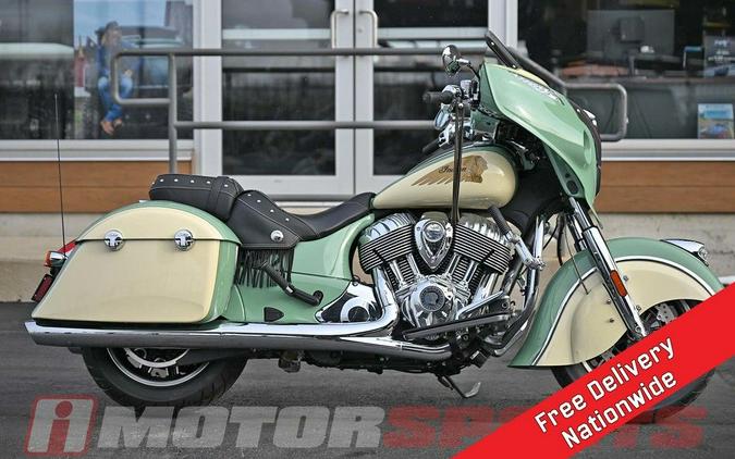 2019 Indian Motorcycle Chieftain Classic Icon Series Willow Green/Ivory Cream