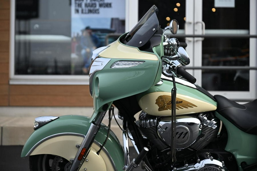2019 Indian Motorcycle Chieftain Classic Icon Series Willow Green/Ivory Cream