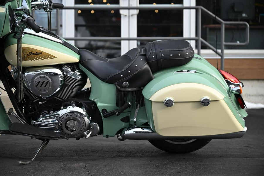 2019 Indian Motorcycle Chieftain Classic Icon Series Willow Green/Ivory Cream