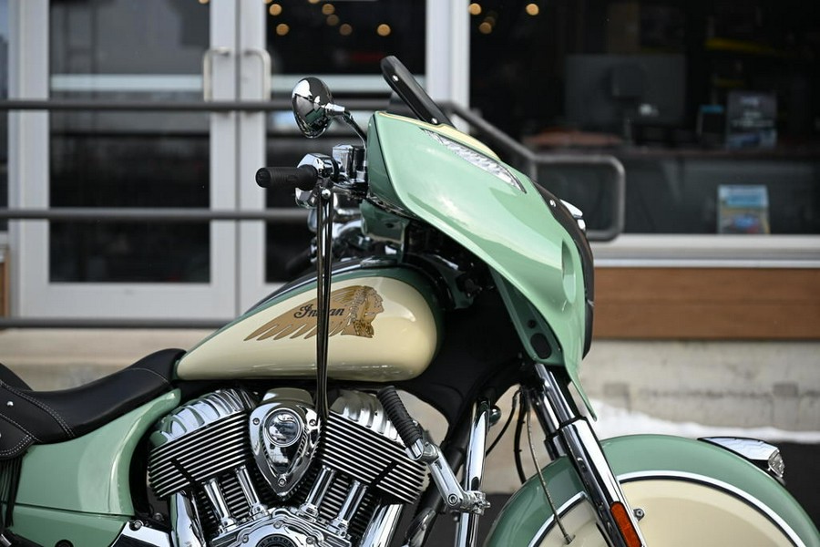 2019 Indian Motorcycle Chieftain Classic Icon Series Willow Green/Ivory Cream