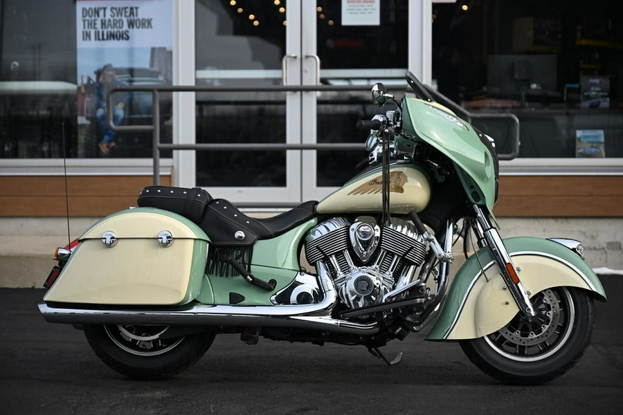 2019 Indian Motorcycle Chieftain Classic Icon Series Willow Green/Ivory Cream