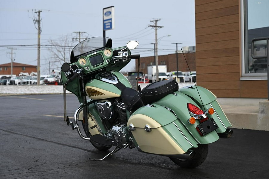 2019 Indian Motorcycle Chieftain Classic Icon Series Willow Green/Ivory Cream