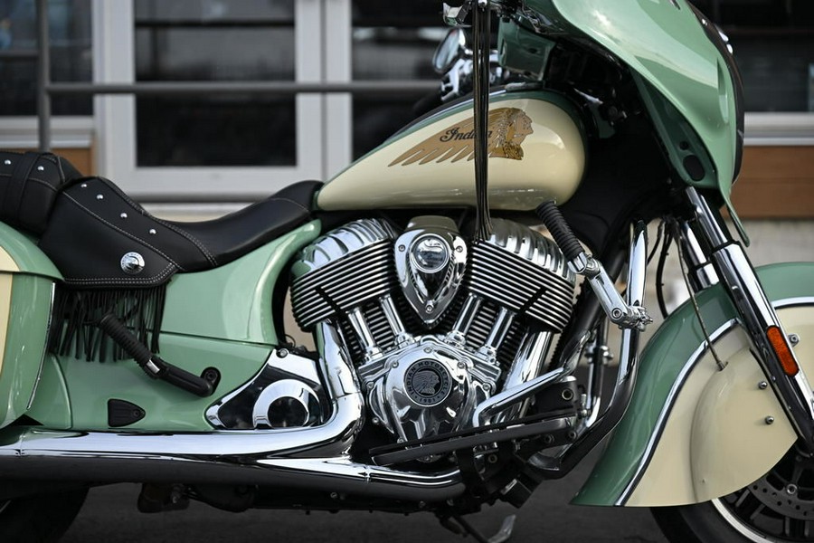2019 Indian Motorcycle Chieftain Classic Icon Series Willow Green/Ivory Cream