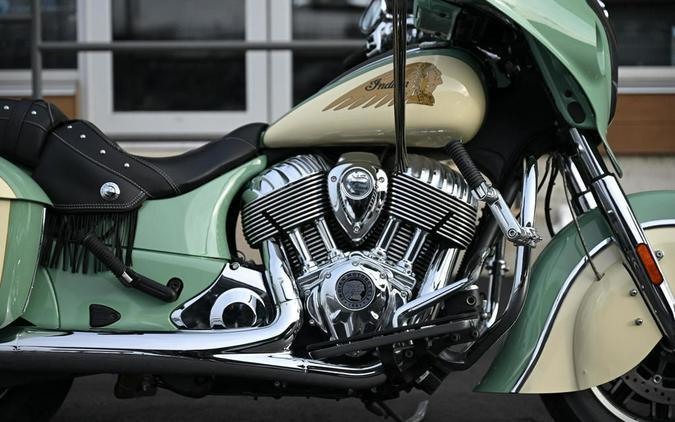 2019 Indian Motorcycle Chieftain Classic Icon Series Willow Green/Ivory Cream
