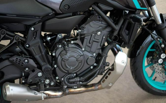 New 2024 YAMAHA MT07 MIDNIGHT CYAN