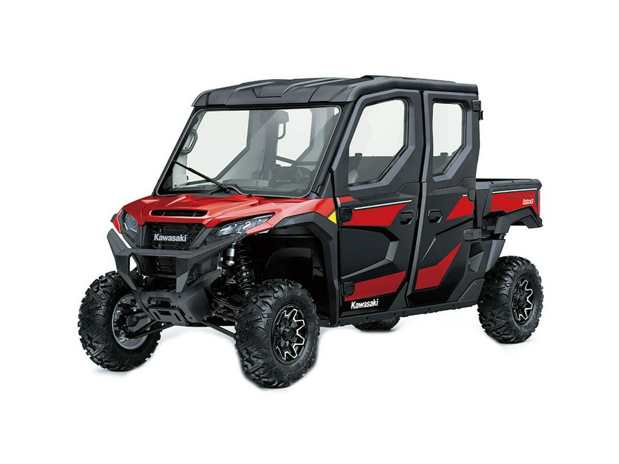 2025 Kawasaki RIDGE CREW HVAC Candy Persimmon Red - 110264