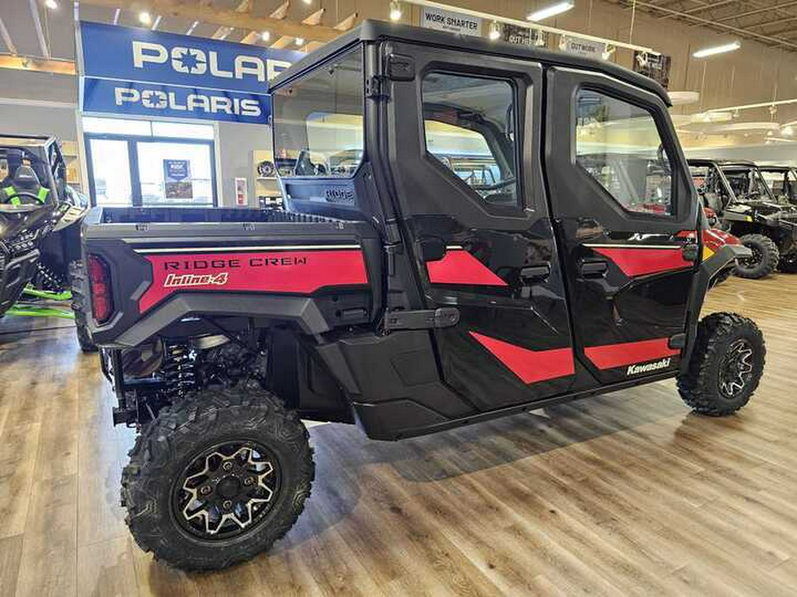 2025 Kawasaki RIDGE CREW HVAC Candy Persimmon Red - 110264