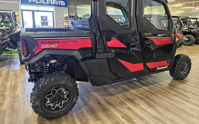 2025 Kawasaki RIDGE CREW HVAC Candy Persimmon Red - 110264