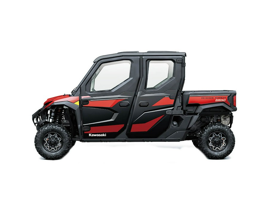 2025 Kawasaki RIDGE CREW HVAC Candy Persimmon Red - 110264