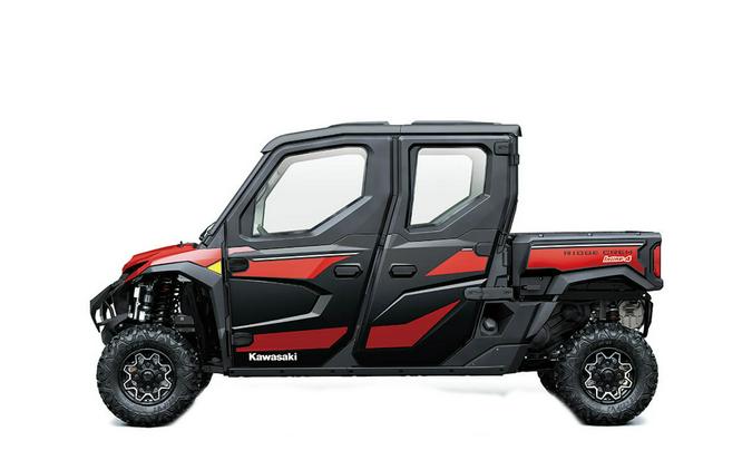 2025 Kawasaki RIDGE CREW HVAC Candy Persimmon Red - 110264