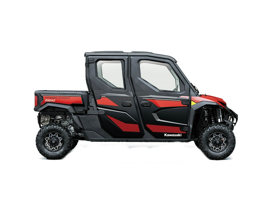 2025 Kawasaki RIDGE CREW HVAC Candy Persimmon Red - 110263
