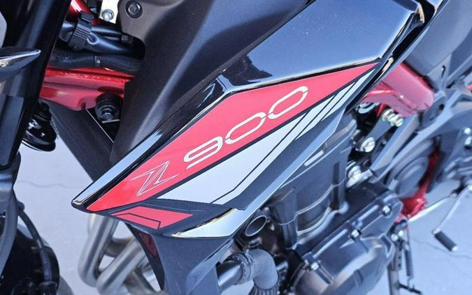 2024 Kawasaki Z900 ABS Candy Persimmon Red/Ebony