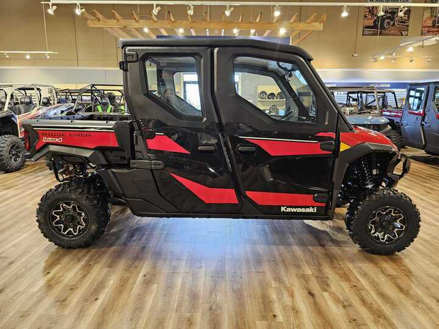 2025 Kawasaki RIDGE CREW HVAC Candy Persimmon Red - 110262