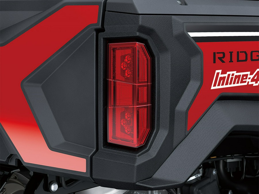 2025 Kawasaki RIDGE CREW HVAC Candy Persimmon Red - 110262